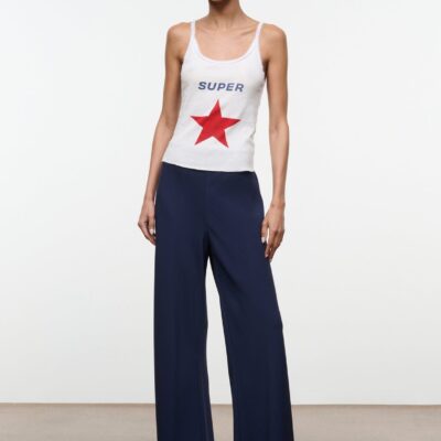 Staud Stroll Pant | Navy - Image 1
