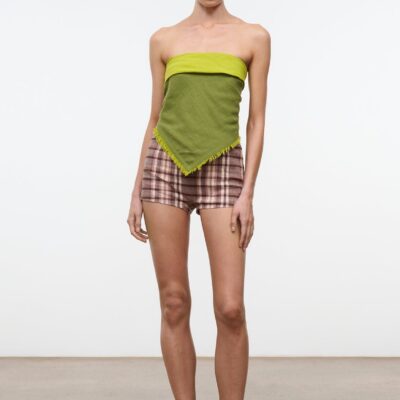 Staud Sonya Scarf | Pesto - Image 2