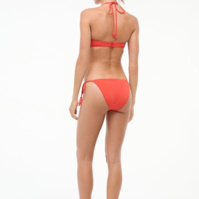 Staud Sisley Side Tie Bikini Bottom | Flame - Image 2