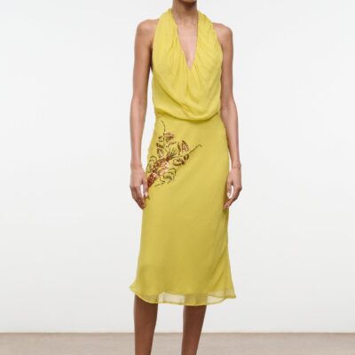 Staud Simona Dress | Citron - Image 1