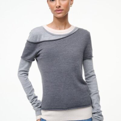 Staud Sera Top | Heather Grey Multi - Image 1