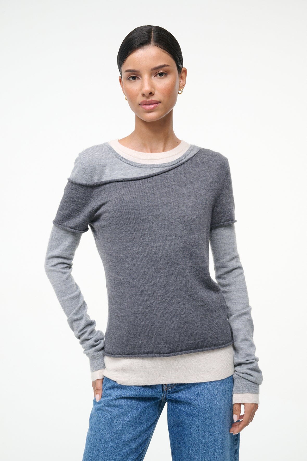 Staud Sera Top | Heather Grey Multi - Image 1