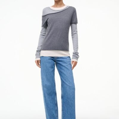Staud Sera Top | Heather Grey Multi - Image 2