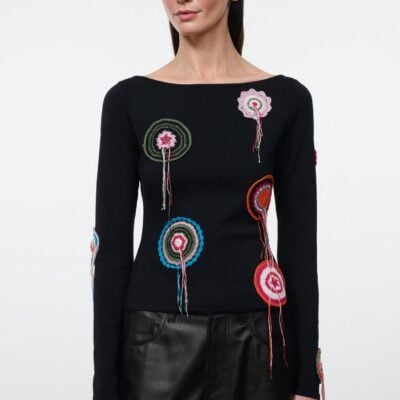 Staud Rimini Top | Black - Image 1