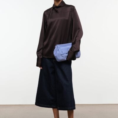 Staud Rhodes Silk Top | Earth - Image 2