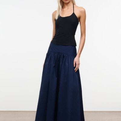 Staud Procida Skirt | Navy - Image 1