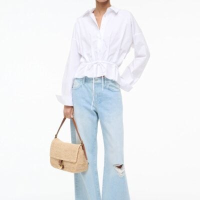 Staud Primrose Shirt | White - Image 2