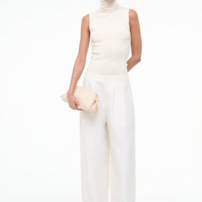 Staud Pierre Pant | Ivory - Image 1