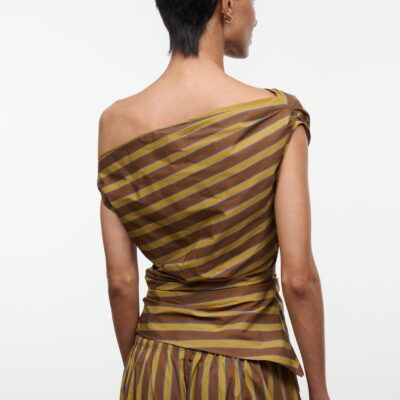 Staud Phare Top | Cigar Stripe - Image 2