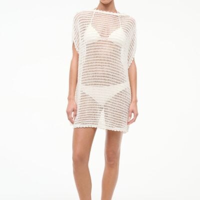 Staud Oriya Coverup Dress | Ivory - Image 1