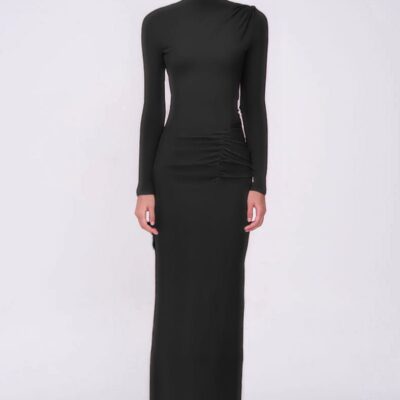 Suboo Jacqui Ruched Long Sleeve Maxi Dress - Image 1