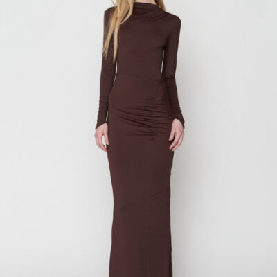 Suboo Jacqui Matte Long Sleeve Maxi Dress - Image 1