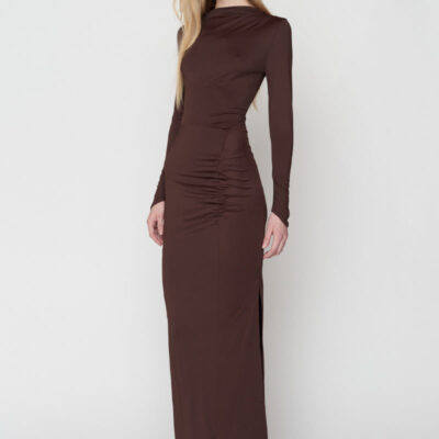 Suboo Jacqui Matte Long Sleeve Maxi Dress - Image 2