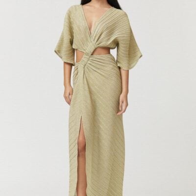 Suboo Stevie Cross-Over Midi Dress - Image 1