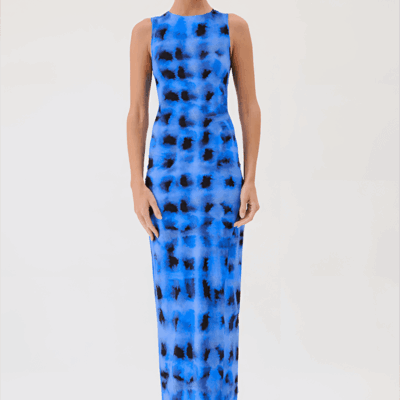 Suboo Shibori Sleeveless Reversible Twist Front Maxi - Image 2