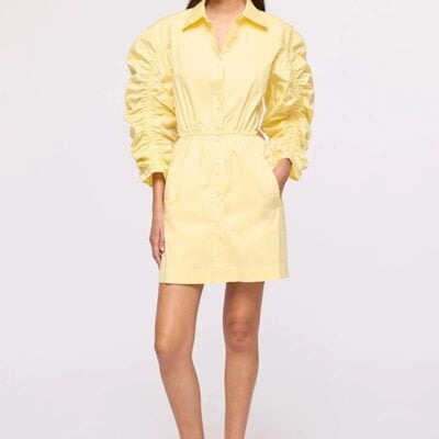 Suboo Robin Cut-Out Mini Shirt Dress - Image 1