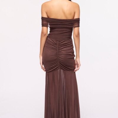 Suboo Phoenix Bustier Maxi Dress-Chocolate - Image 2