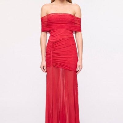 Suboo Phoenix Bustier Maxi Dress with Removable Scarf and Sash - Image 2