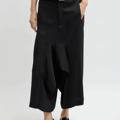 Tibi Eco Acetate Viscose Front Drape Culotte - Image 2