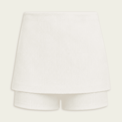 Tibi Creased Stretch Crepe Skort - Image 1