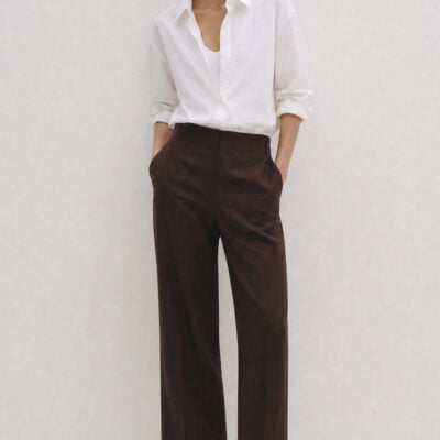 TOVE Zadie Trouser Aubergine - Image 1