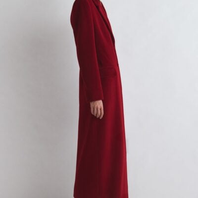 TOVE Vonnie Coat Dark Red - Image 2