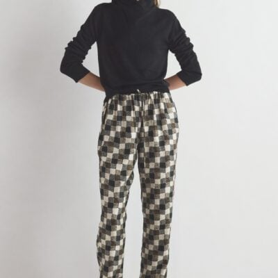 TOVE Terri Trouser Textured Check Print - Image 1