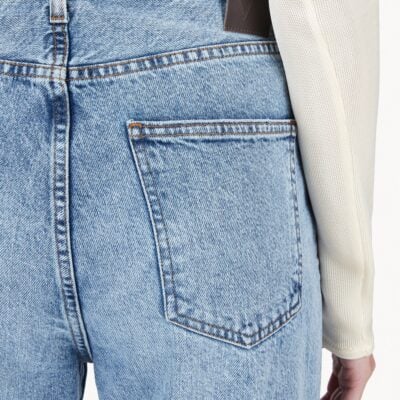 TOVE Sofie Jean Relaxed Leg Mid Blue Length 32" - Image 2