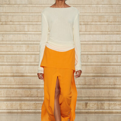 TOVE Rosalie Jersey Top Lemon - Image 1