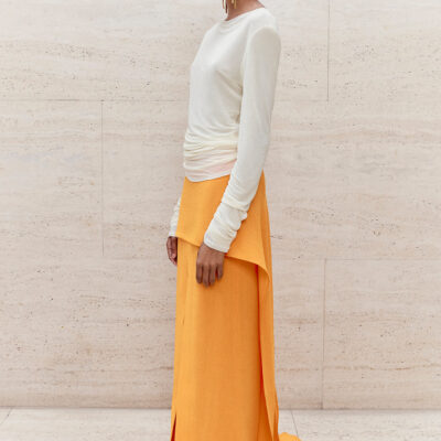 TOVE Rosalie Jersey Top Lemon - Image 2