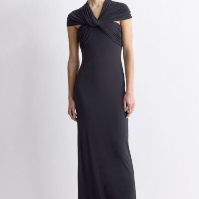 TOVE Rama Jersey Dress Black - Image 1