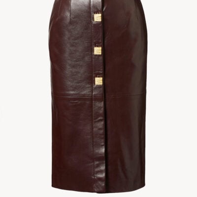 TOVE Pilar Skirt Burgundy - Image 1