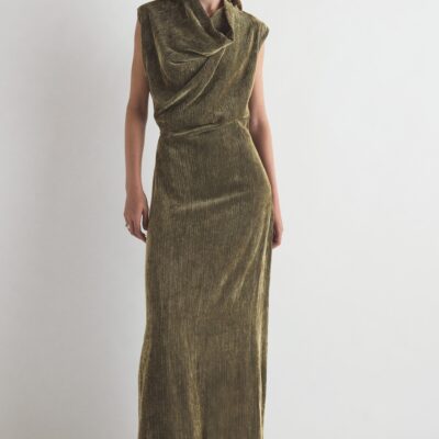 TOVE Naeve Dress Khaki - Image 1