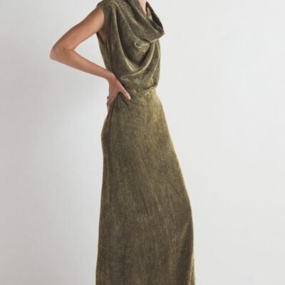 TOVE Naeve Dress Khaki - Image 2