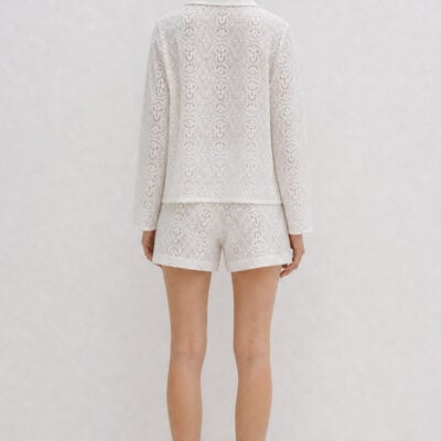 TOVE Mazie Short Embroidery White - Image 2