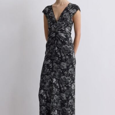 TOVE Luana Dress Rose Print - Image 1