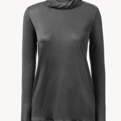 TOVE Lisette Top Charcoal - Image 1