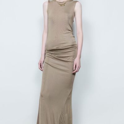 TOVE Lelani Dress Bronze - Image 1