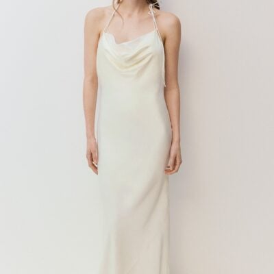 TOVE Leib Dress Cream/White - Image 1