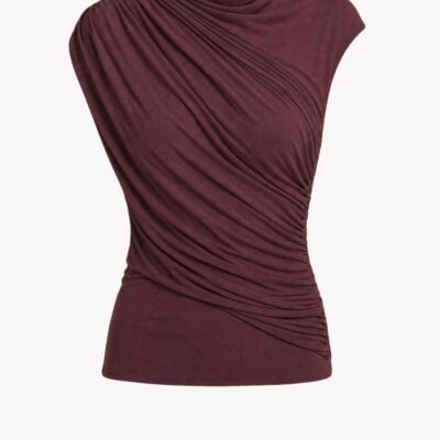 TOVE Khari Jersey Top Damson - Image 1