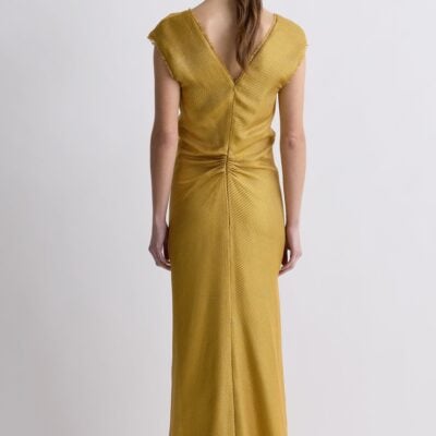 TOVE Kesewa Dress Gold - Image 2