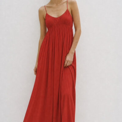 TOVE Katrine Dress Red - Image 1