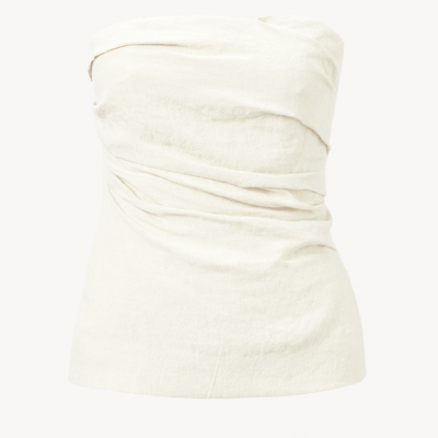 TOVE Izel Bandeau Top White - Image 1