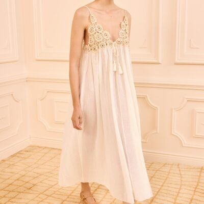 Ulla Johnson Zadie Dress Coverup with Crochet Detail - Image 1