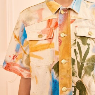 Ulla Johnson The Painters Denim Mini Dress - Image 2