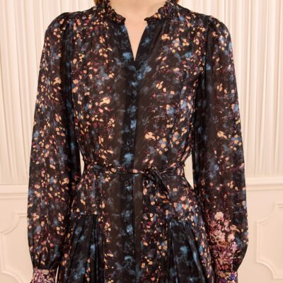 Ulla Johnson Tessa Long Sleeve Silk Dress - Image 2
