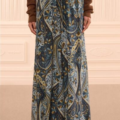 Ulla Johnson Sawyer Wide Leg Silk Pant - Image 2