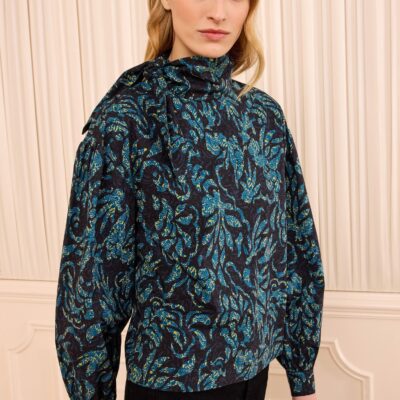 Ulla Johnson Pastel Long Sleeve Cotton Blouse - Image 1