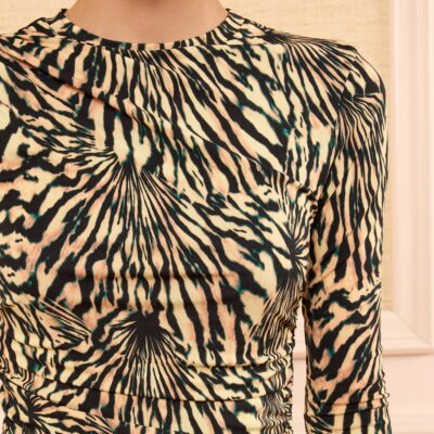 Ulla Johnson Paradis Ruched Jersey Top - Image 2