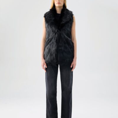 Unreal Fur Premium Rose Vest - Image 1